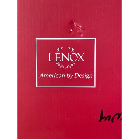 Lenox Holiday Jingle All the Way14.5" Porcelain Platter Gold Trim Christmas - Picture 8 of 13